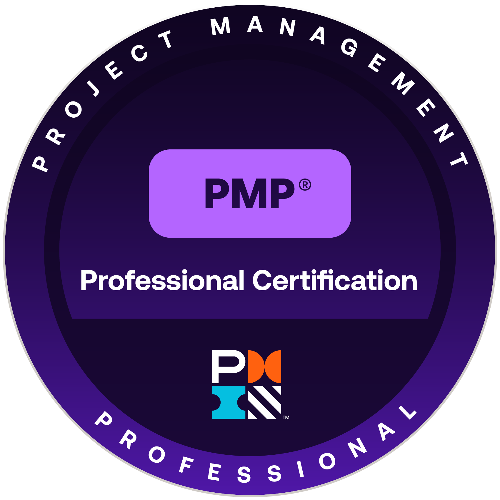 Official Project Management Professional (PMP) certification badge