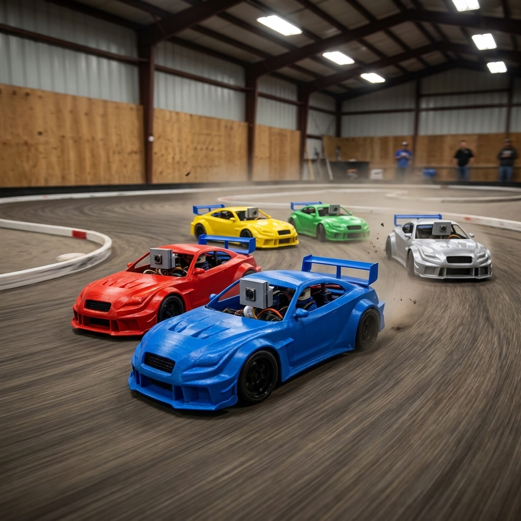 RC cars racing